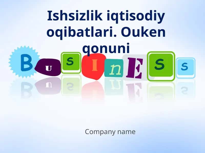 Ishsizlik, uning turlari va darajasi