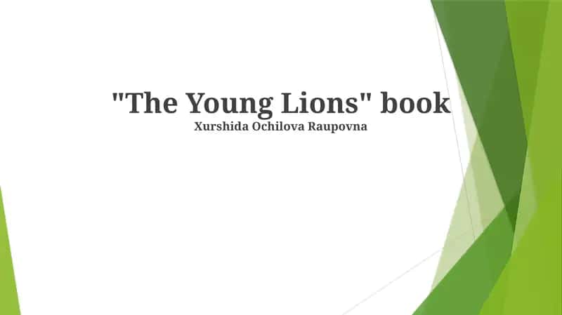 "The Young Lions" book