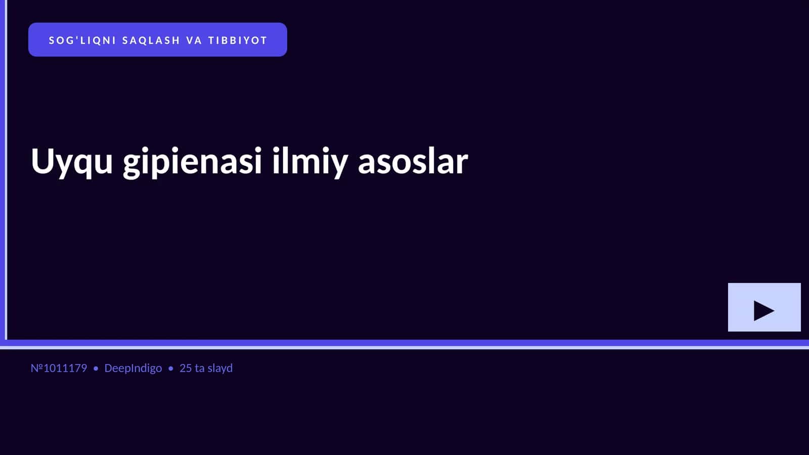 Uyqu gipienasi ilmiy asoslar