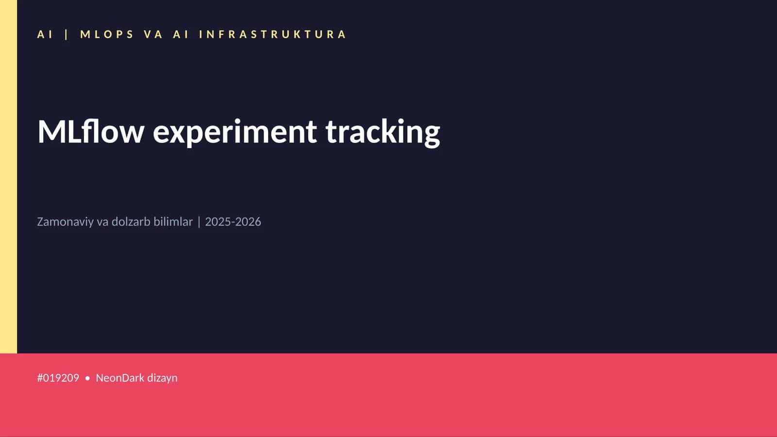 AI | MLOPS VA AI INFRASTRUKTURA