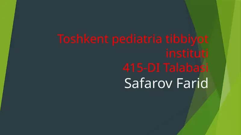 Karonavirus kasalligini kompleks nur tashxisoti yordamida aniqlash