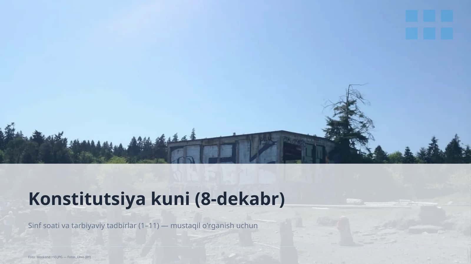 Sinf soati va tarbiyaviy tadbirlar