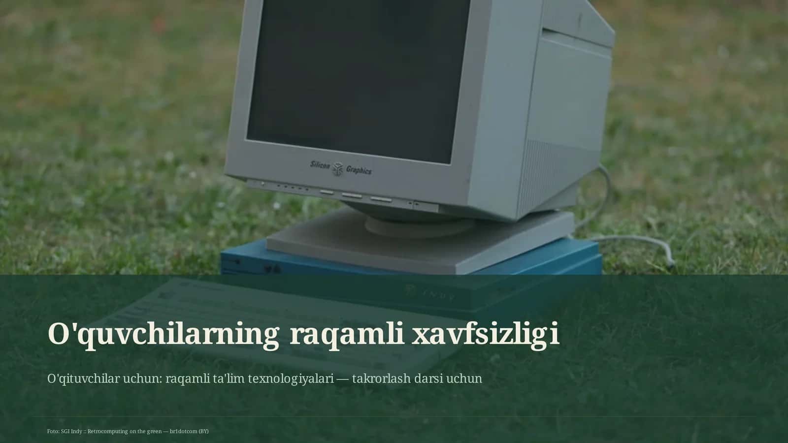 O'quvchilarning raqamli xavfsizligi