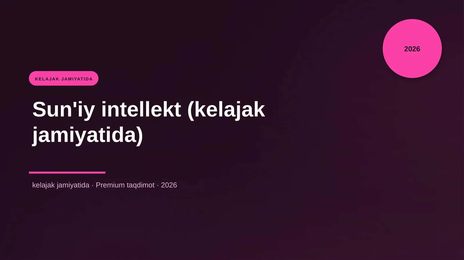 Sun'iy intellekt (kelajak jamiyatida)