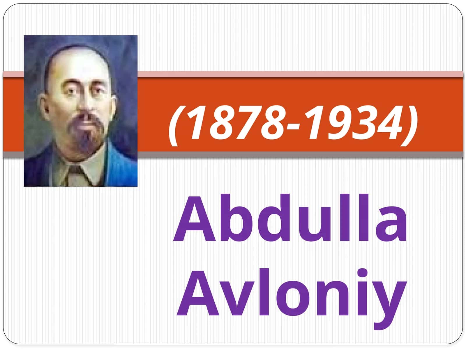 Abdulla Avloniy