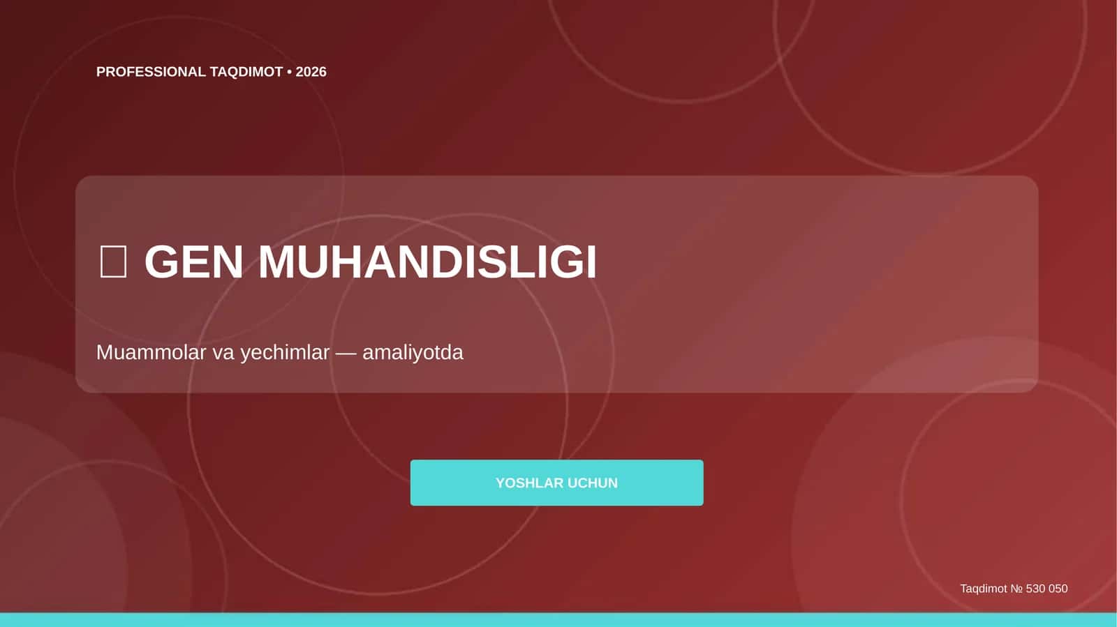 GEN MUHANDISLIGI