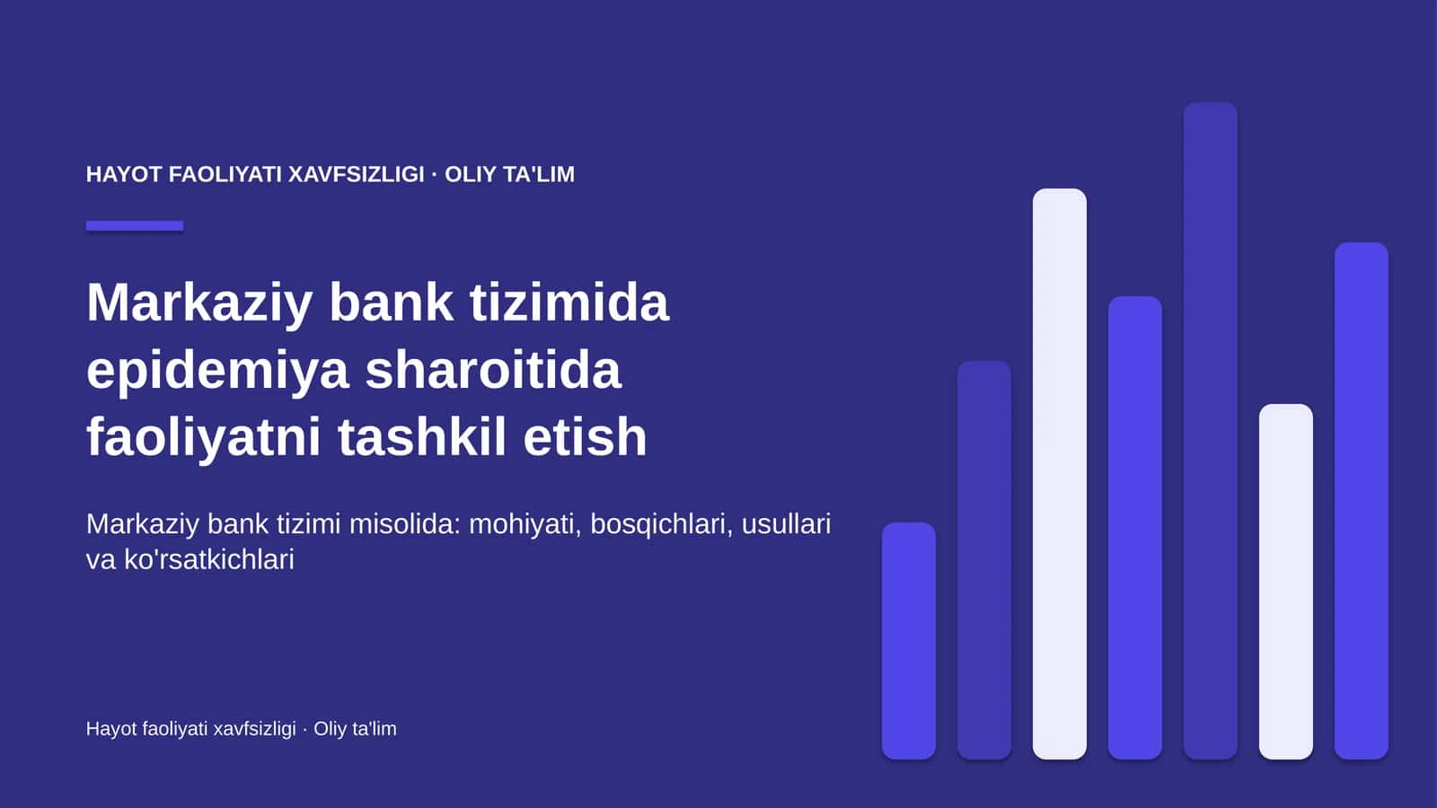 markaziy bank tizimida epidemiya sharoitida faoliyatni tashkil etish 4495
