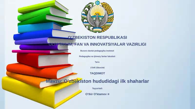 Oʻzbekiston hududidagi ilk shaharlar