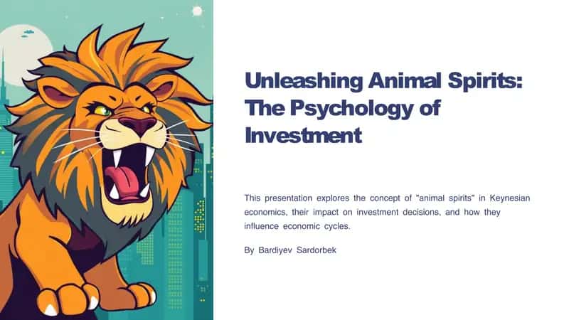 Unleashing Animal Spirits: The Psychology of Investment