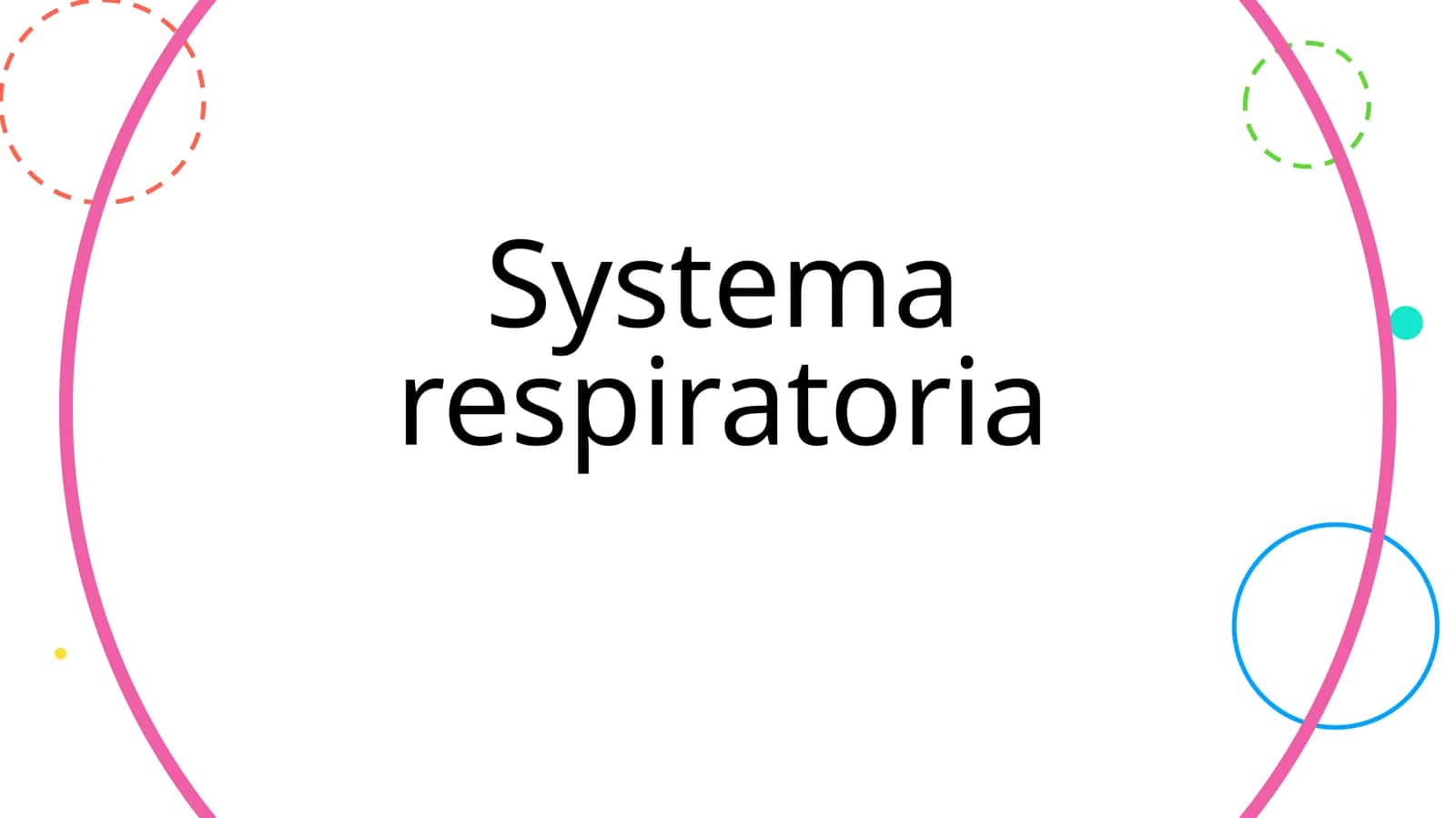 Systema respiratoria