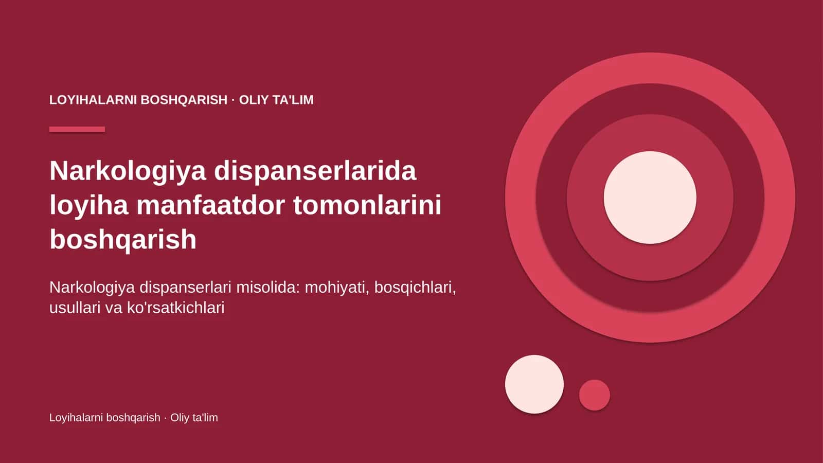 narkologiya dispanserlarida loyiha manfaatdor tomonlarini boshqarish 4531