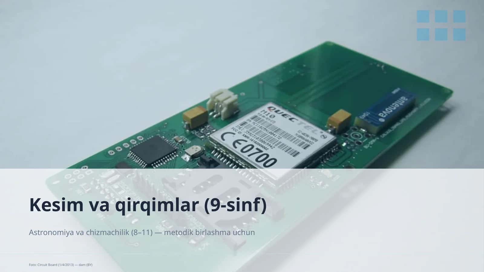 Kesim va qirqimlar (9-sinf)