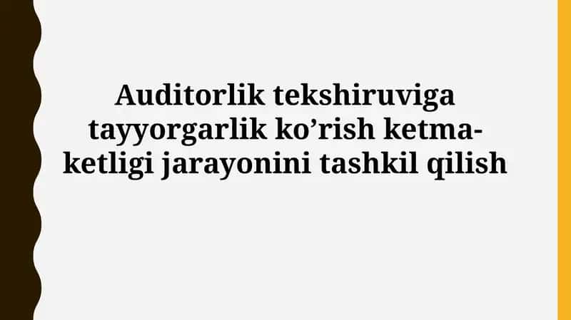 Auditning Bosqichi