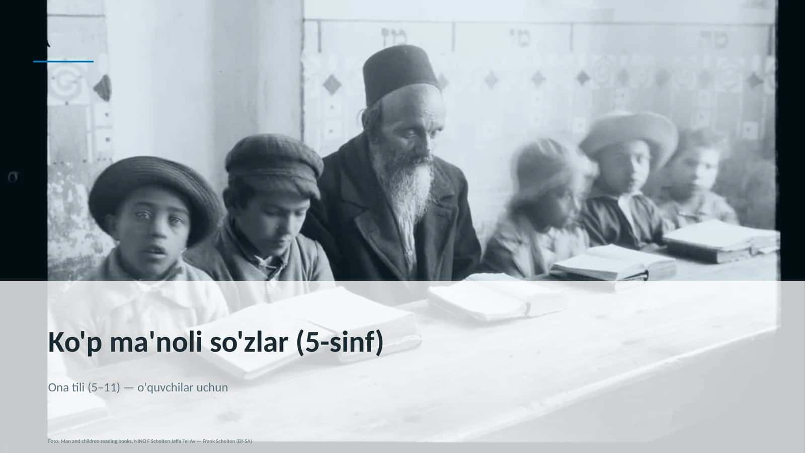Ko'p ma'noli so'zlar (5-sinf)
