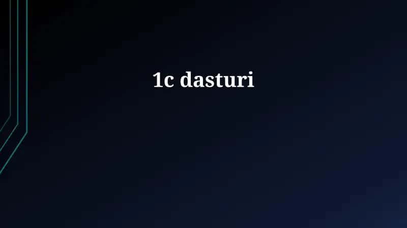 1C dasturi
