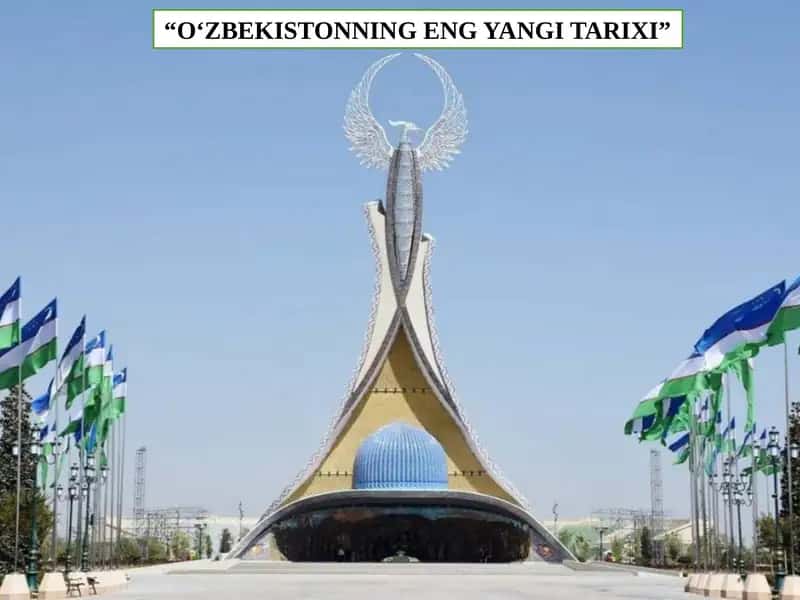 OʻZBEKISTONNING ENG YANGI TARIXI QAYDNOMASI
