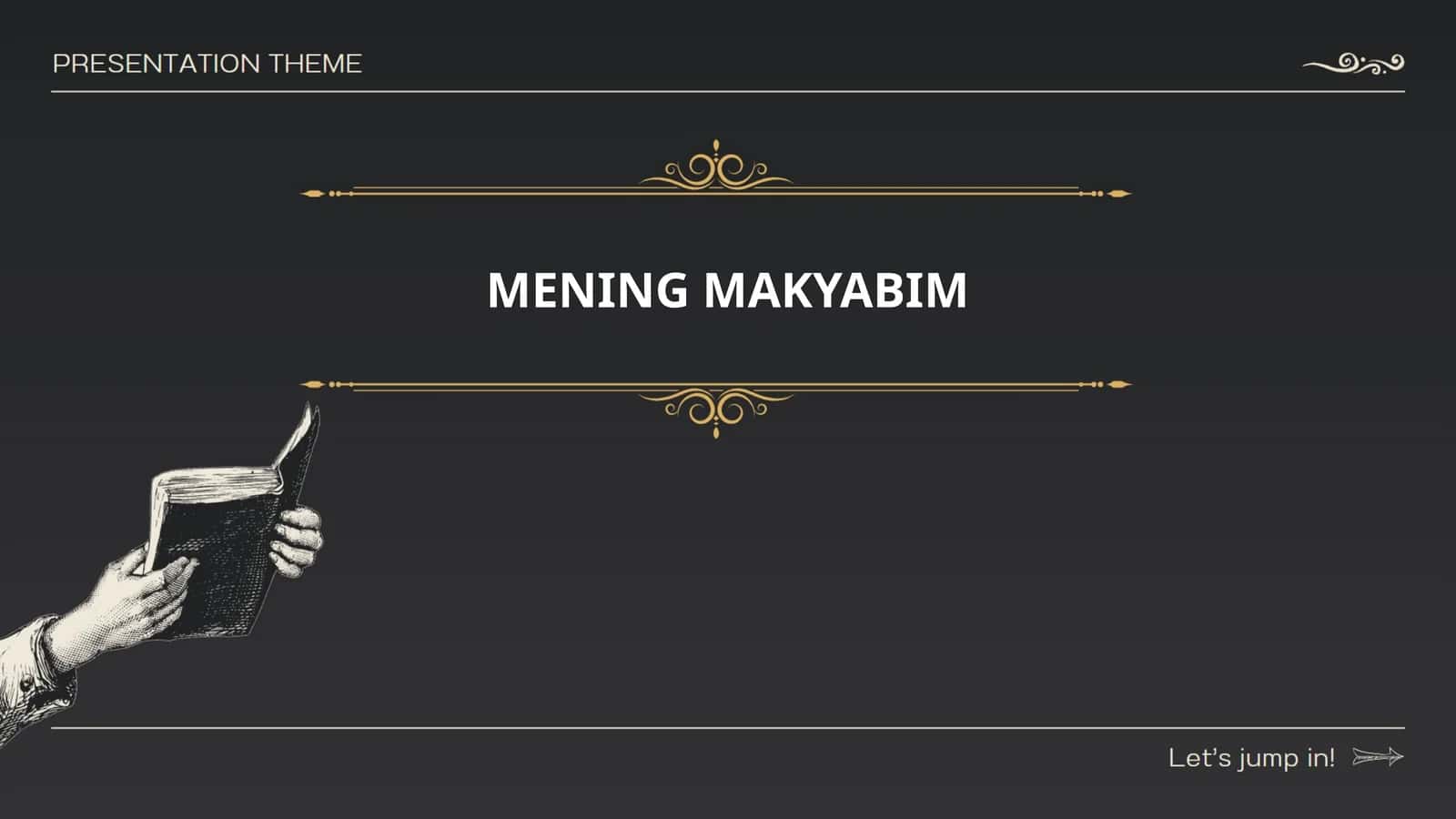 Mening Makyajim: Kirish