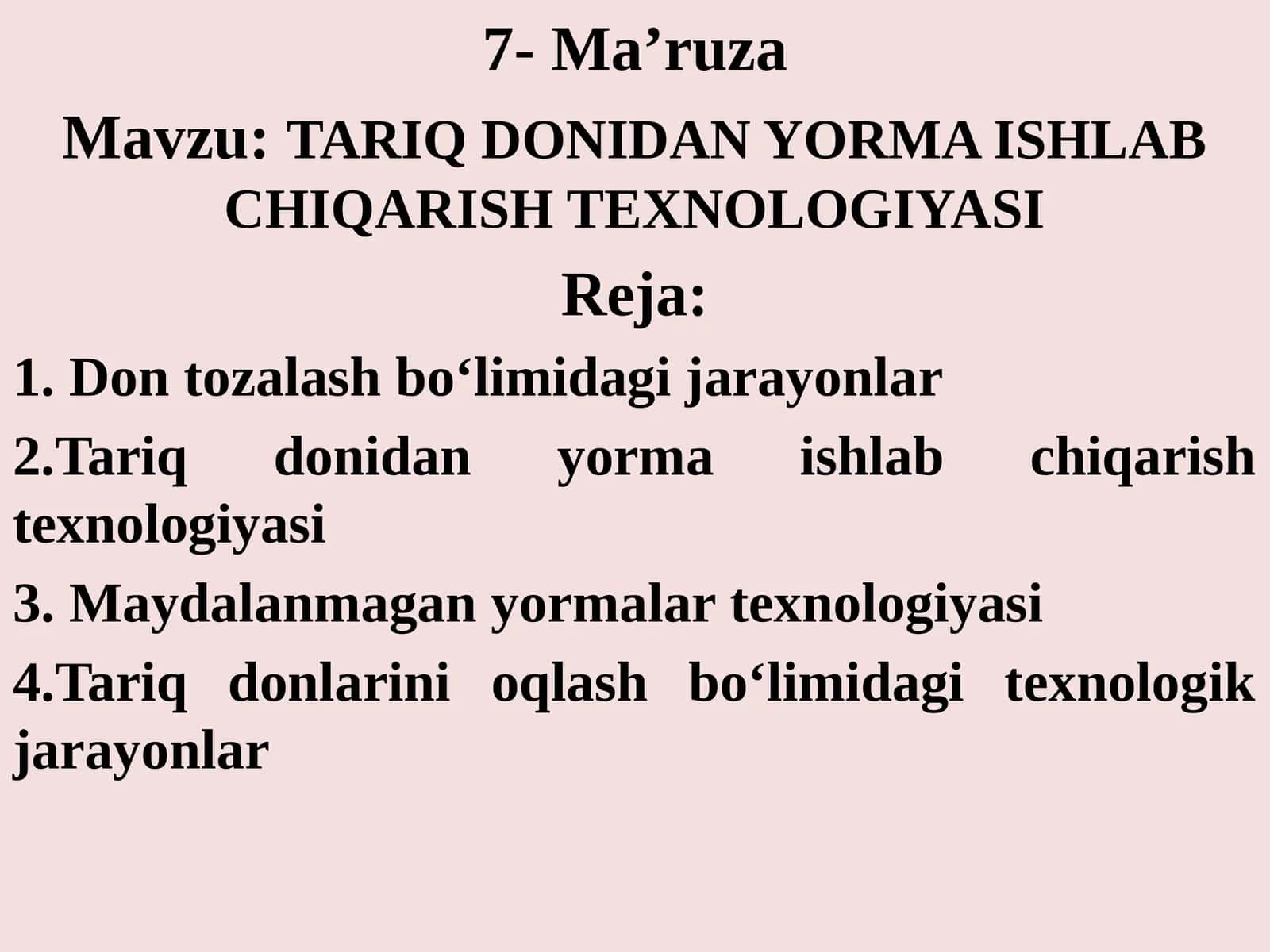 7-Ma’ruza