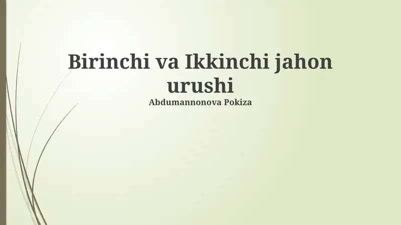 Jahon urushlari
