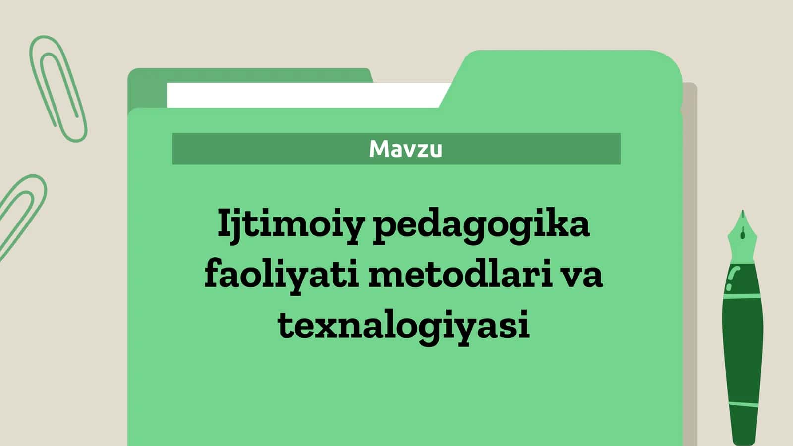 Interaktiv metodlar va texnologiyalar