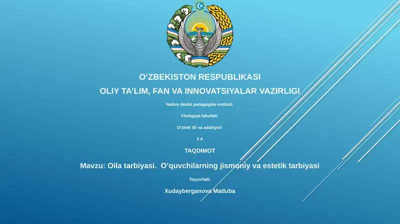 Oila Tarbiyasi