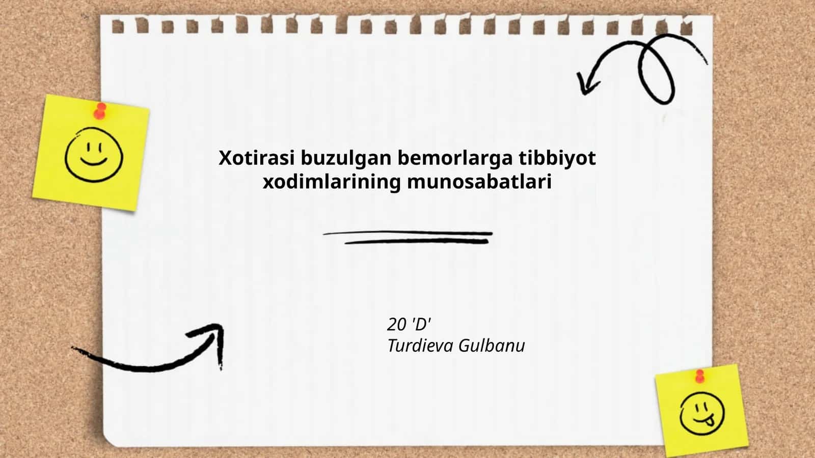 Xotirasi buzulgan bemorlarga tibbiyot xodimlarining munosabatlari