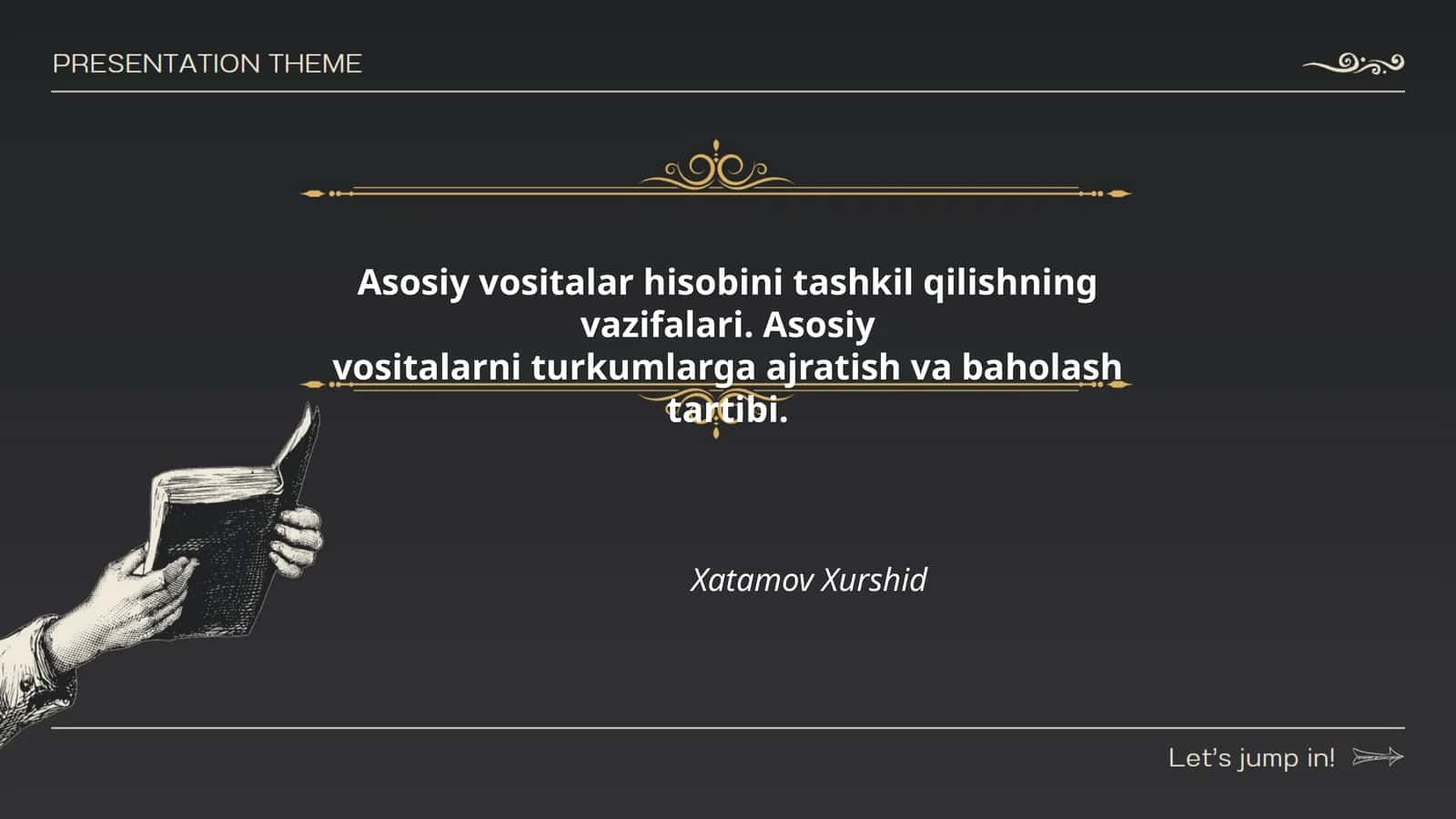 Asosiy vositalar hisobini tashkil qilishning vazifalari. Asosiy vositalarni turkumlarga ajratish va baholash tartibi