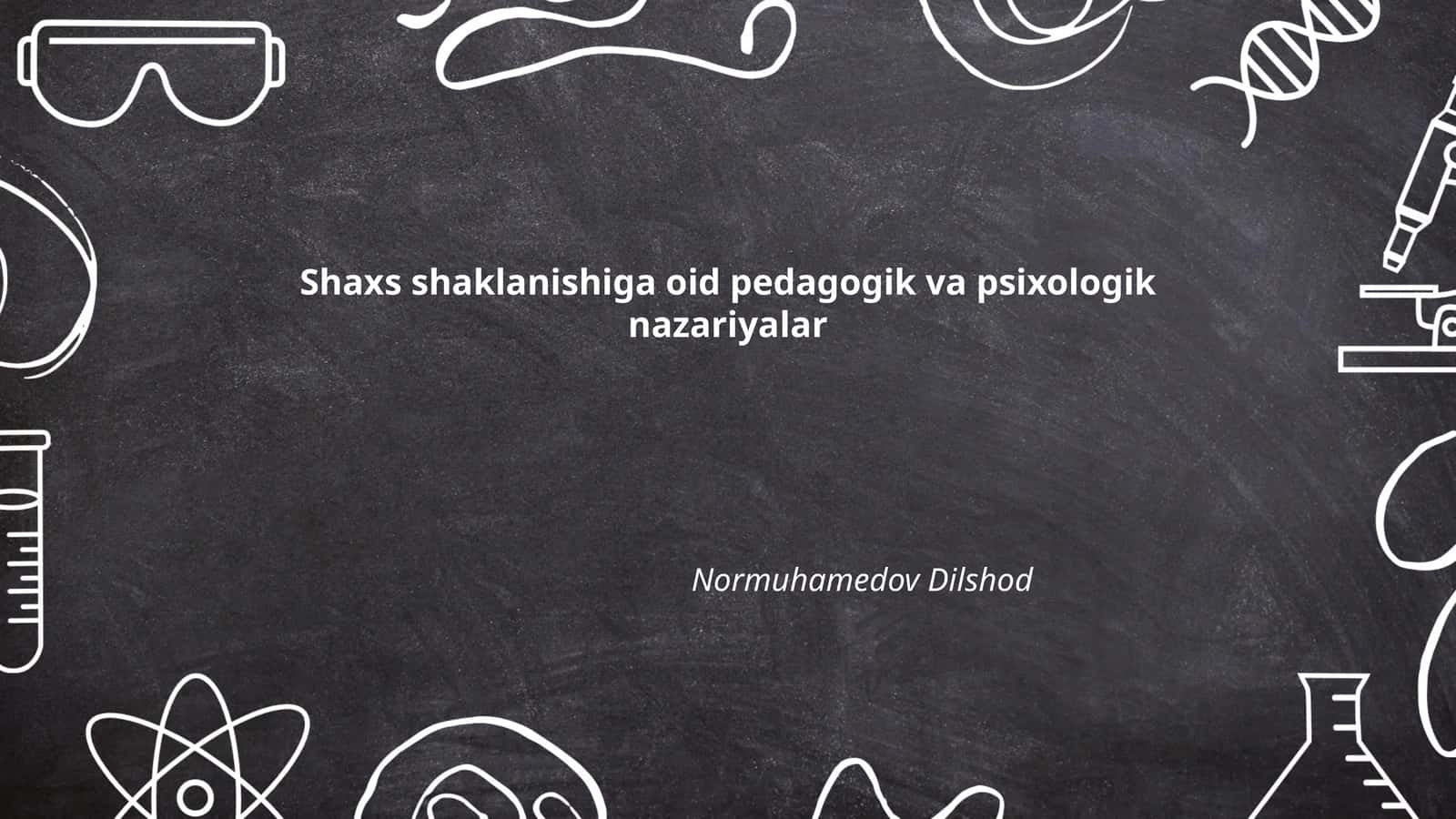 Psixoanalitik yondoshuv va shaxs shakllanishi (Freyd nazariyasi)