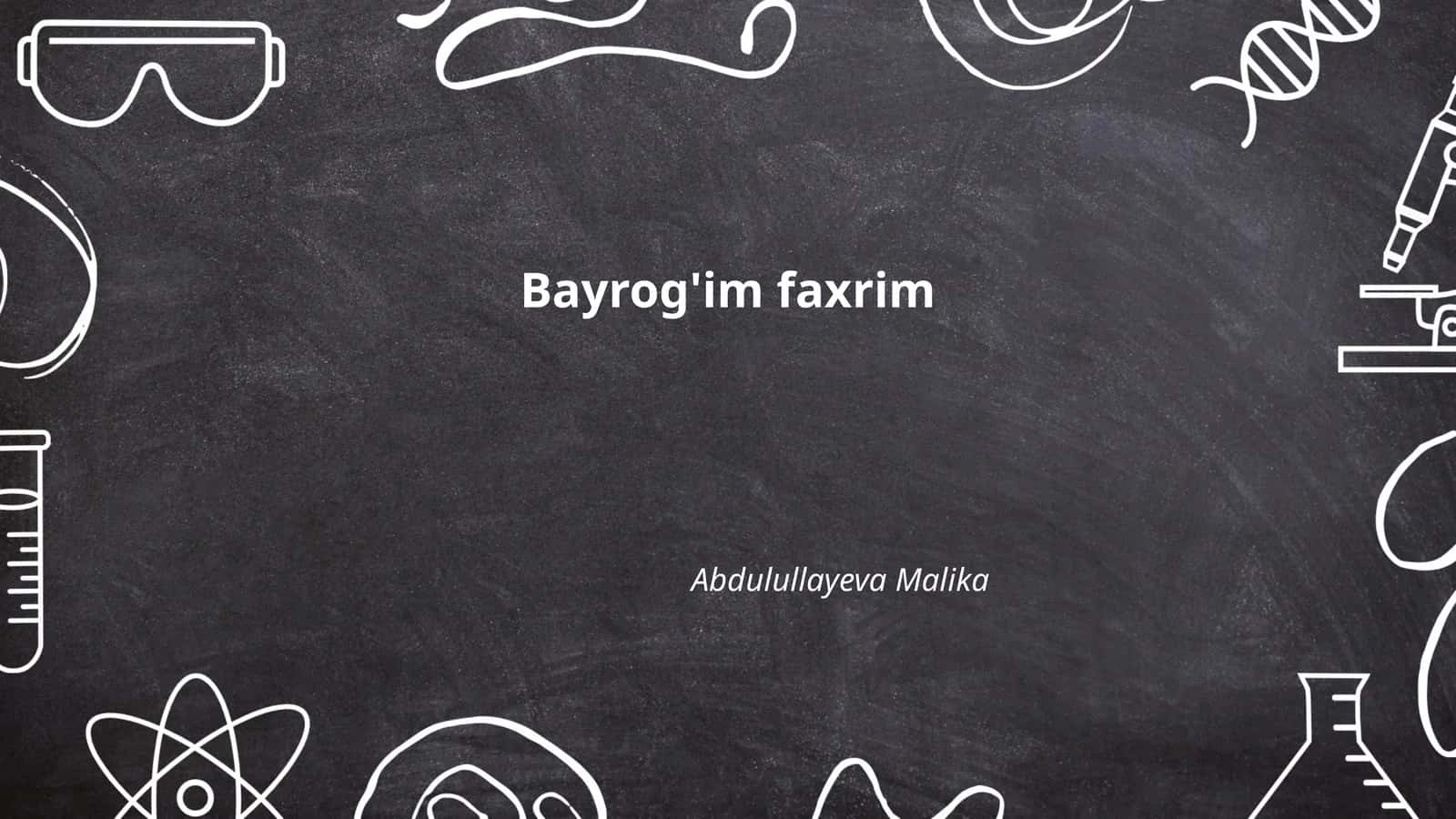 Bayrog'im faxrim
