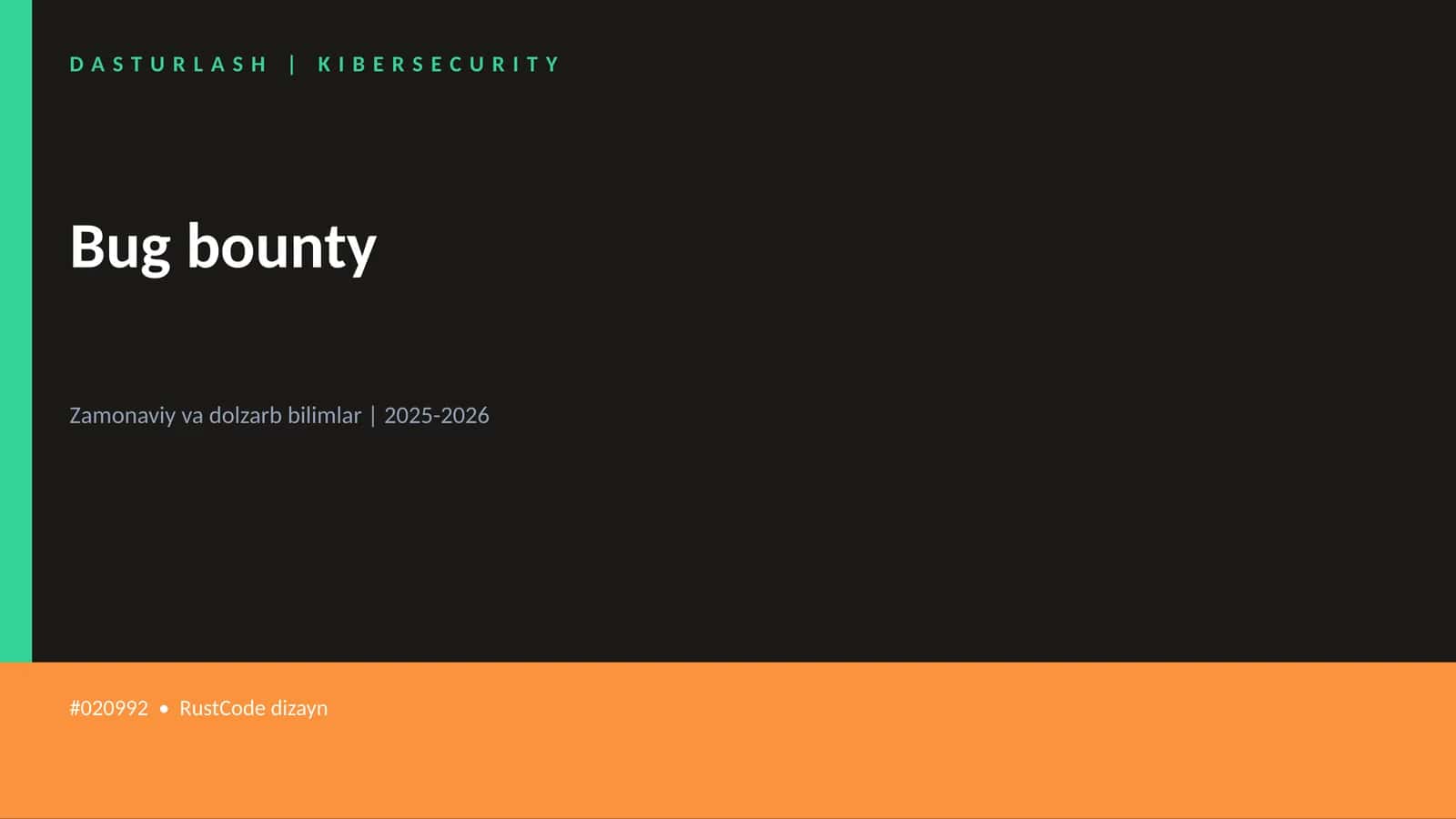 Bug bounty