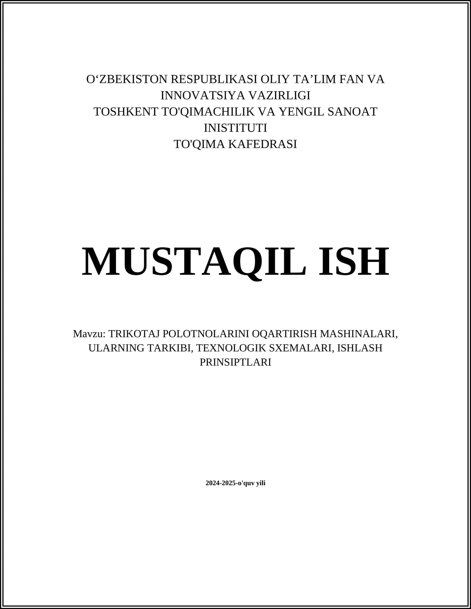 TRIKOTAJ POLOTNOLARINI OQARTIRISH MASHINALARI