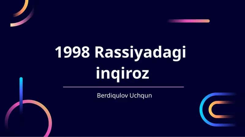 1998 Rassiyadagi inqiroz