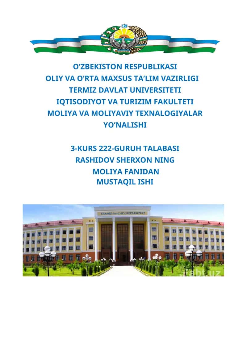 Investitsiya Risklari Aktivlar risklari