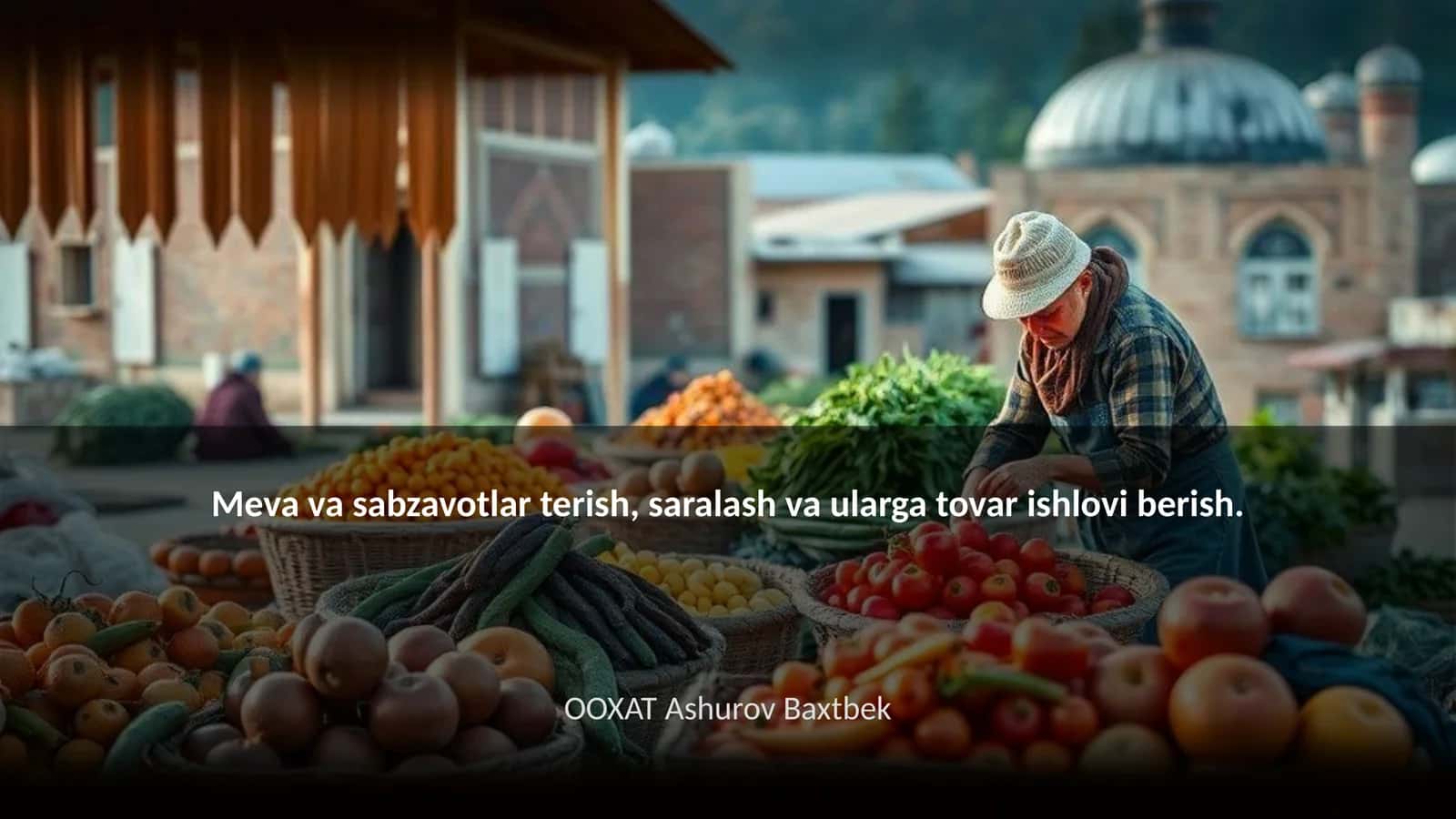 Meva va sabzavotlar terish