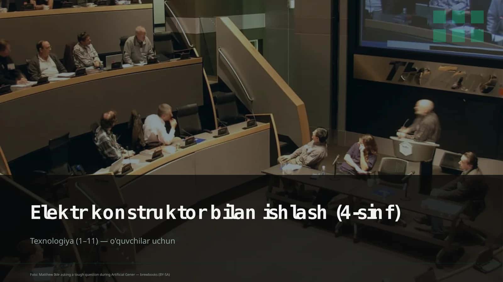 Elektr konstruktor bilan ishlash (4-sinf)