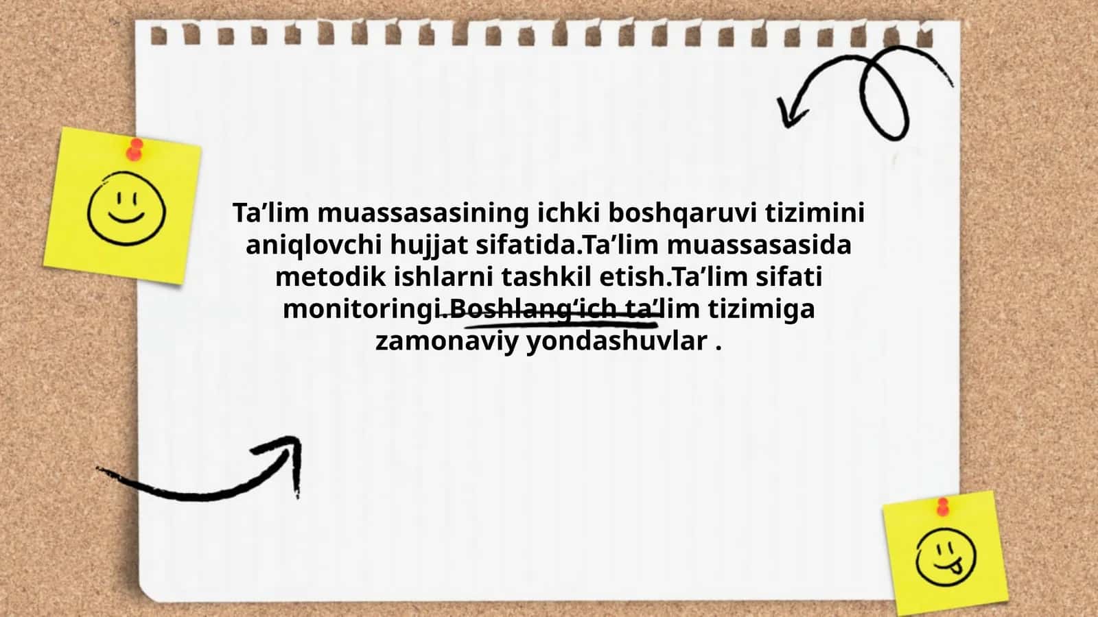 Taʼlim muassasasining ichki boshqaruvi tizimini aniqlovchi hujjat sifatida