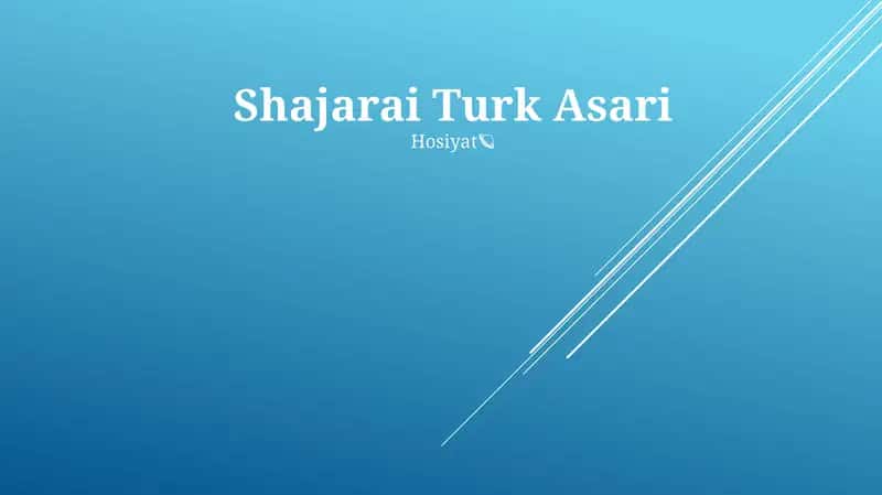 Shajarai Turk Asari