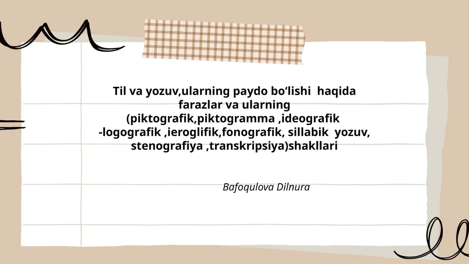 Paydo bo'lishi