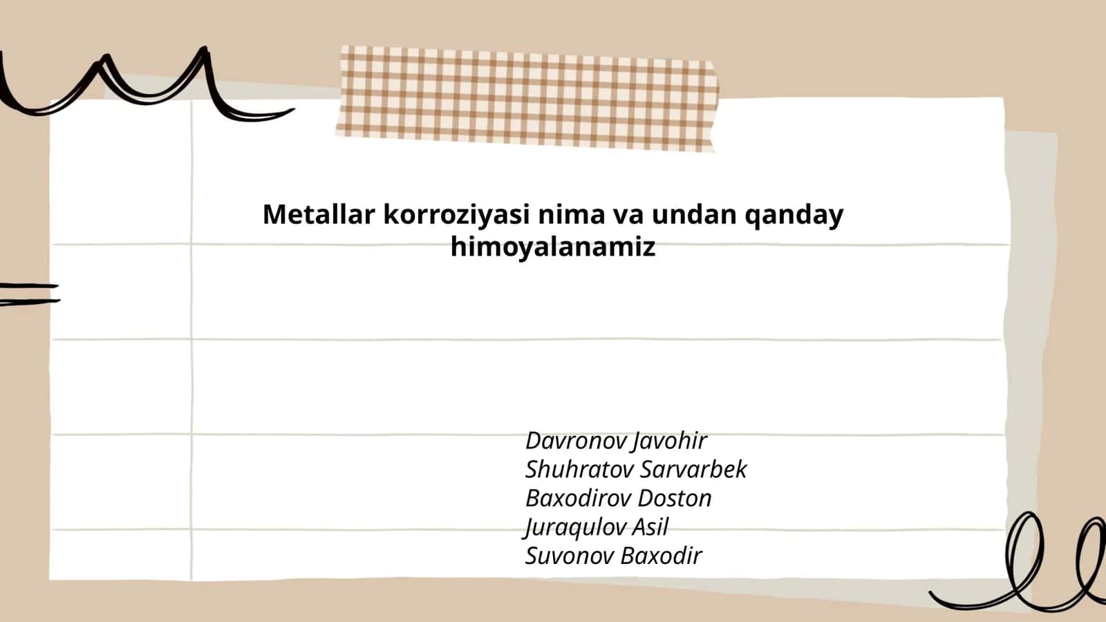 Metallar korroziyasi nima va undan qanday himoyalanamiz