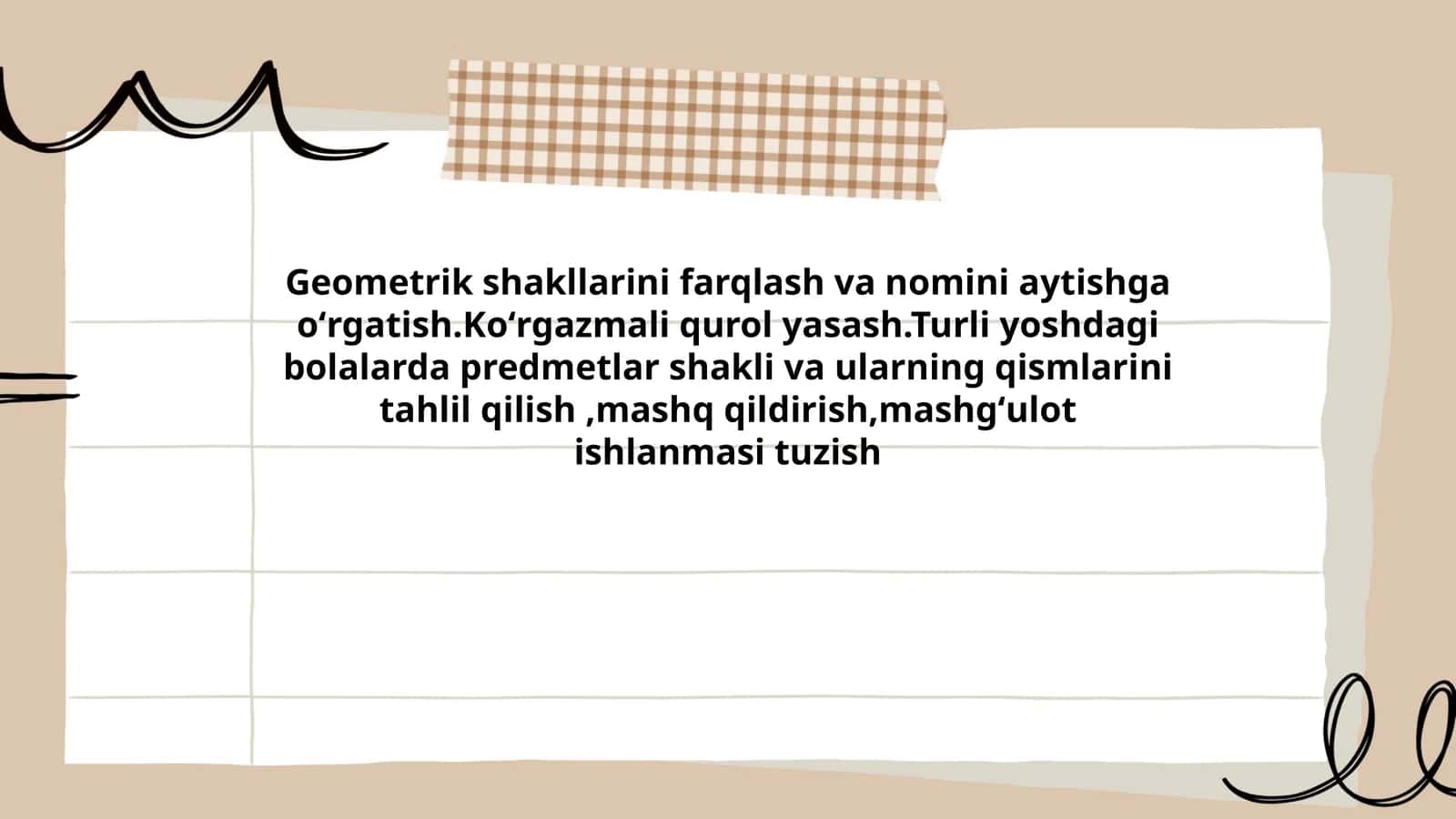 Geometrik shakllar va ularning nomi