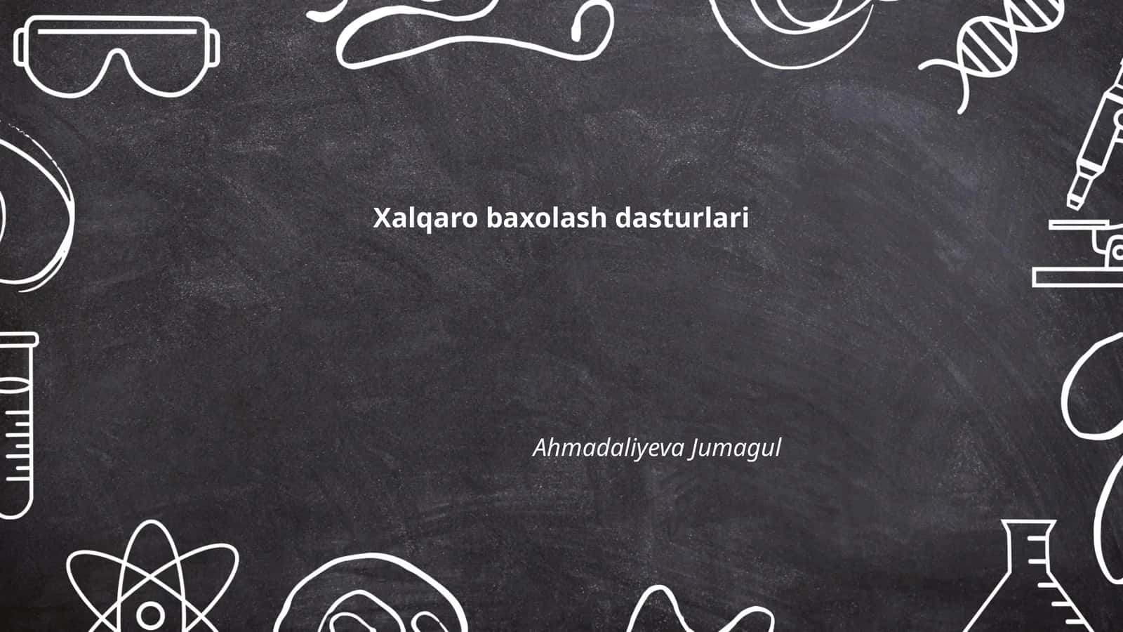 Xalqaro baxolash dasturlari