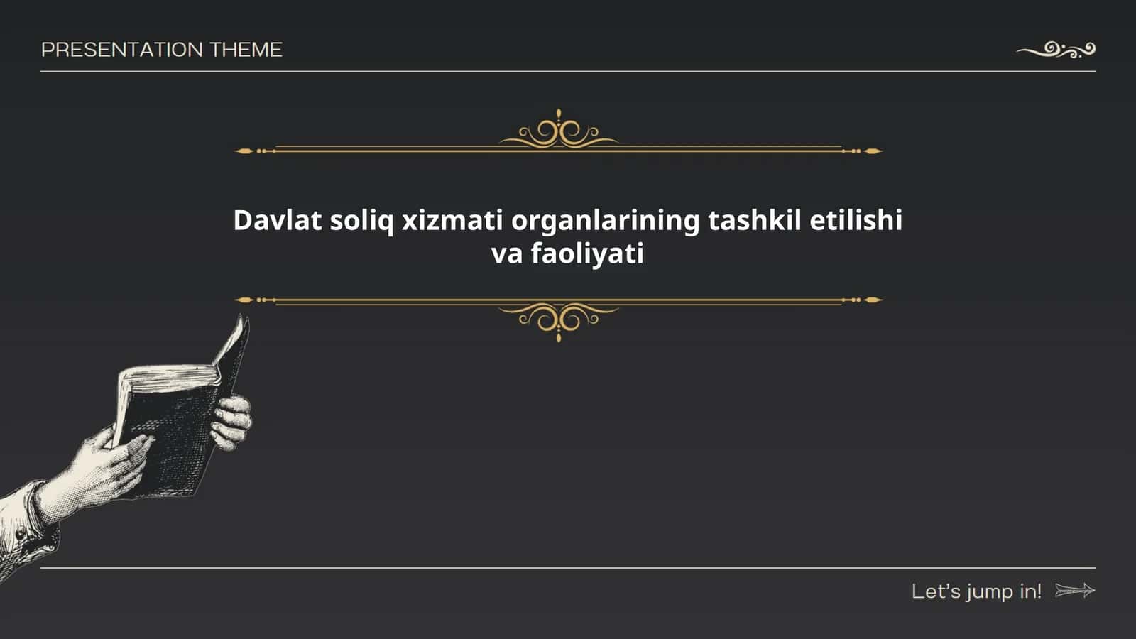 Davlat soliq xizmati organlarining huquqiy asoslari