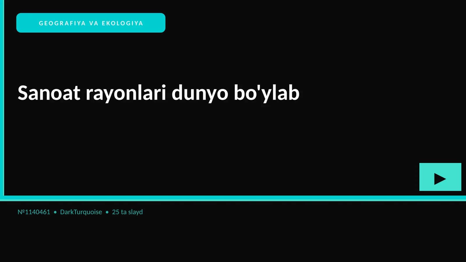 Sanoat rayonlari dunyo bo'ylab