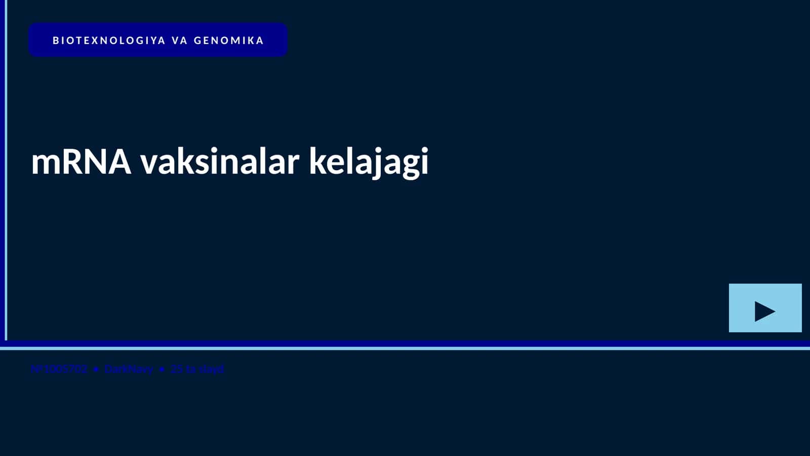 mRNA vaksinalar kelajagi