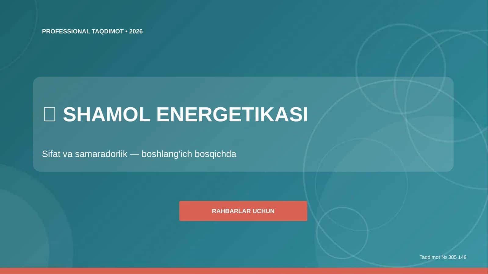 SHAMOL ENERGETIKASI