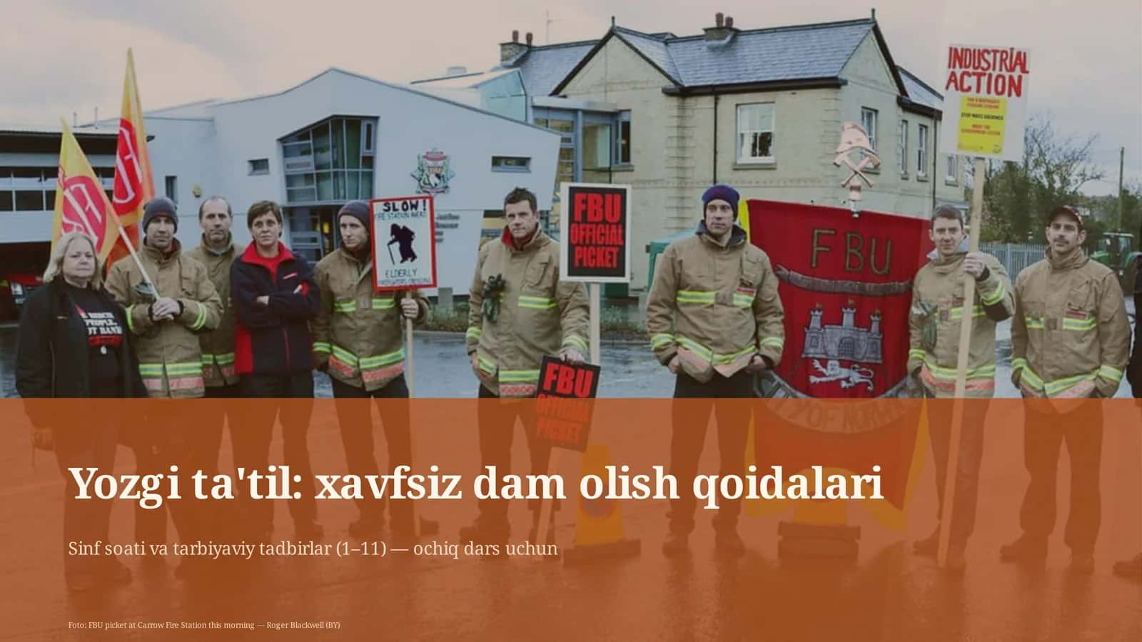 Sinf soati va tarbiyaviy tadbirlar (1–11)