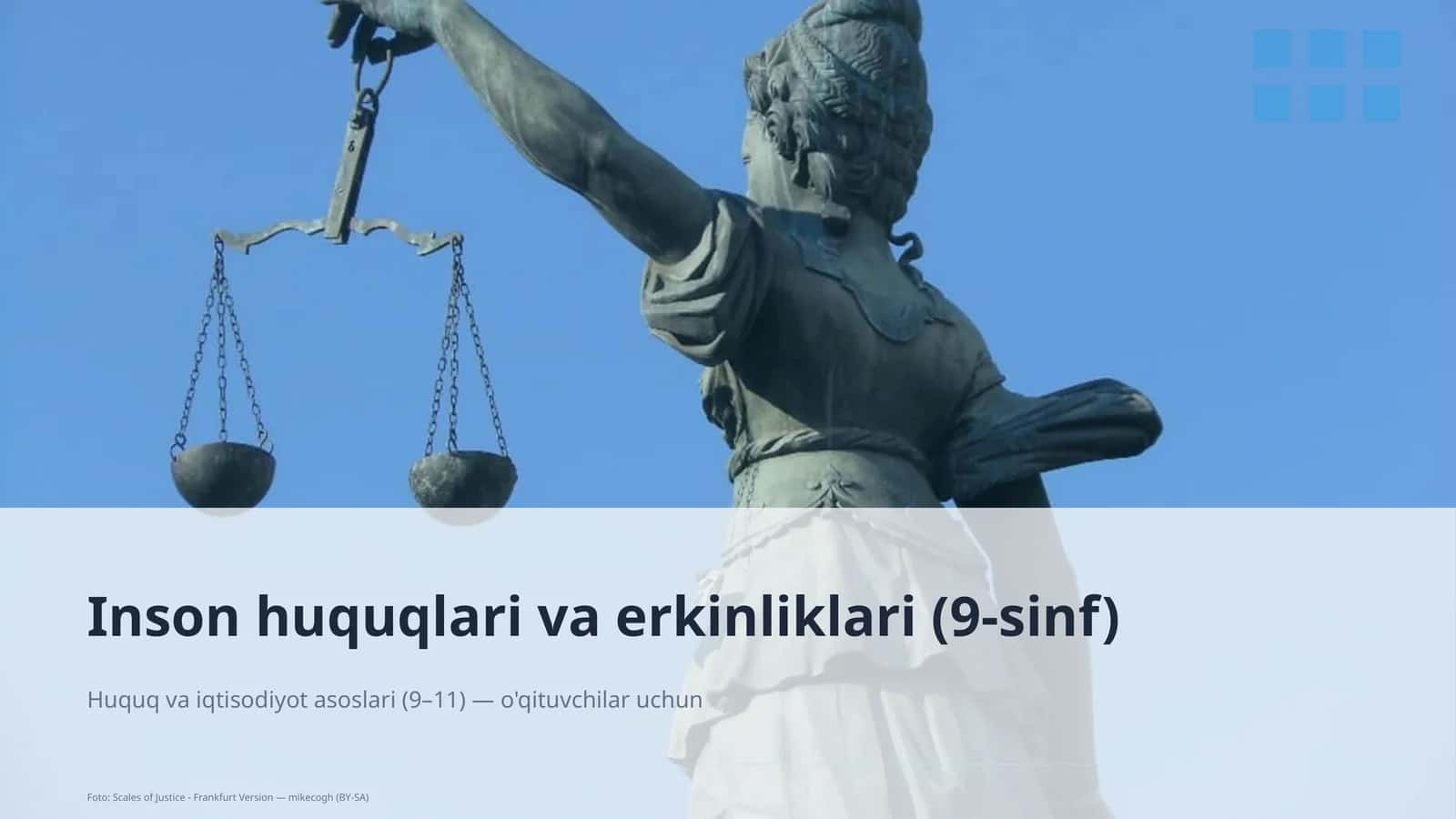 Inson huquqlari va erkinliklari (9-sinf)