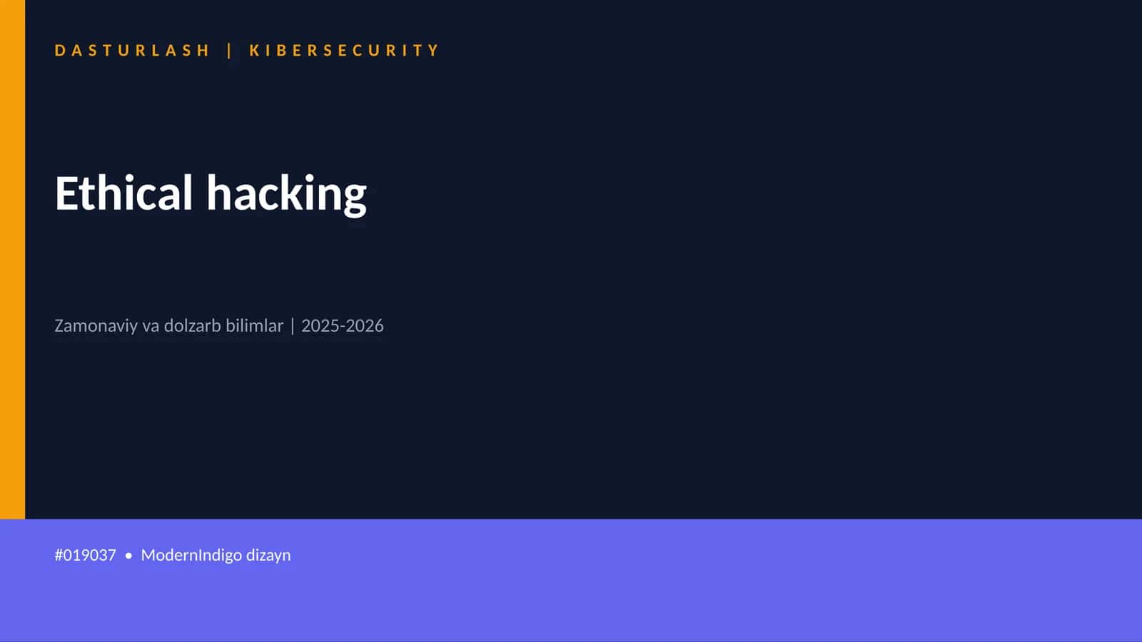 Ethical hacking