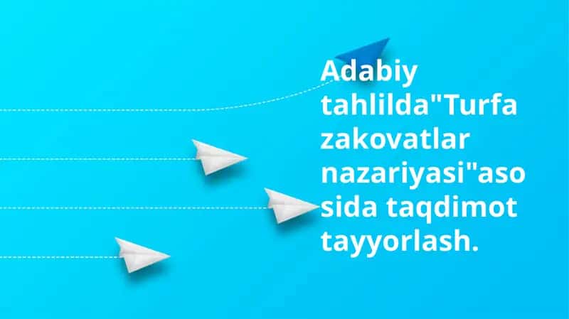 “Adabiy Asarlarda Aqlning Favqulodda Darajadagi Namoyon Bo'lishi” tahlili
