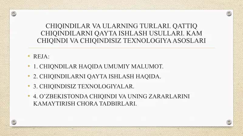 Chiqindilar